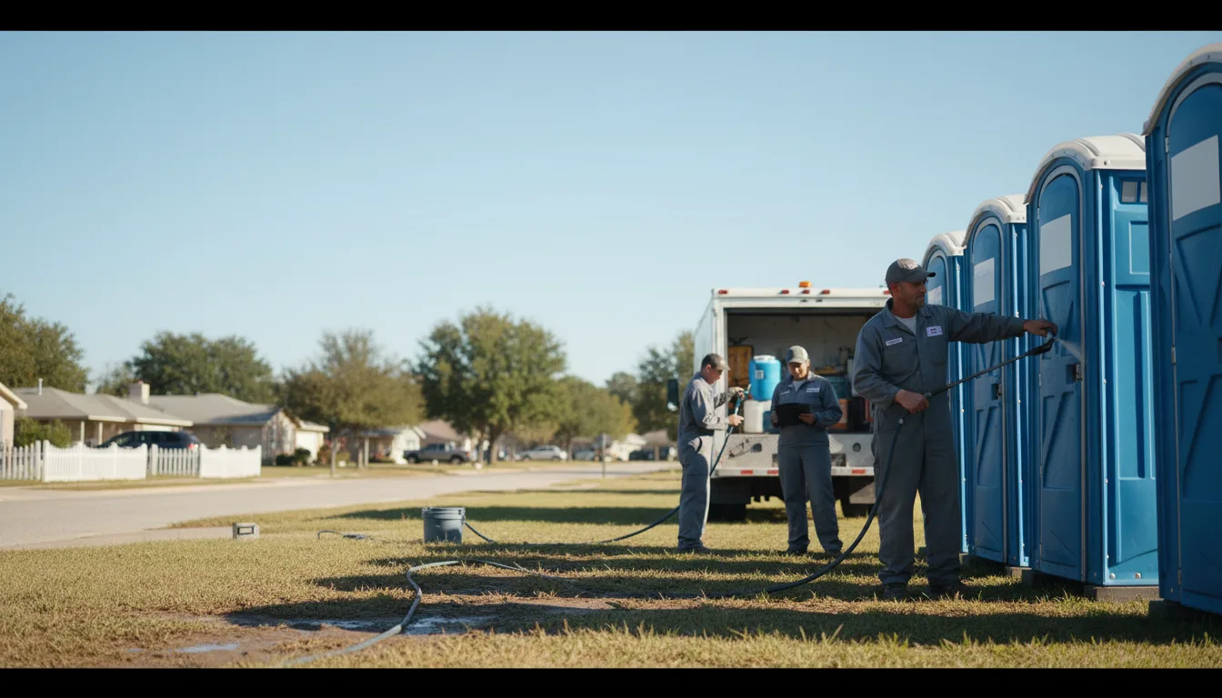 Long-Term Portable Toilet Rental in Roanoke, LA near me